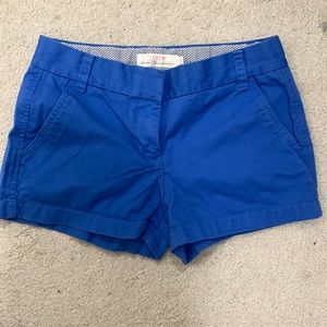 J.Crew Chino Broken-In Blue Shorts